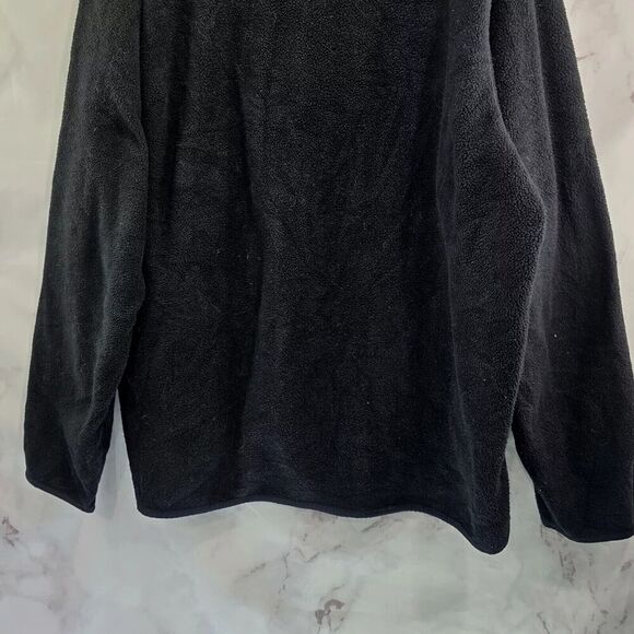 Patagonia Synchilla Mens XXL Black Fleece Pullover Quarter Zip Vintage 90s - Picture 7 of 11